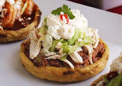 with your choice of chilaquiles, served with guacamole and refried beans Steaks,