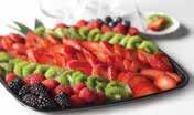 signature trays Sparkling Berry Tray Hand selected succulent fresh strawberries, raspberries,