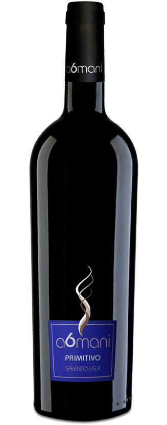 WINES a6mani Primitivo Salento I.G.P. 2014 Italy Puglia Tasting Note Deep ruby red in colour with violet highlights, this Primitivo has intense aromas of ripe plums and cherry with subtle spice, vanilla and rosemary notes.