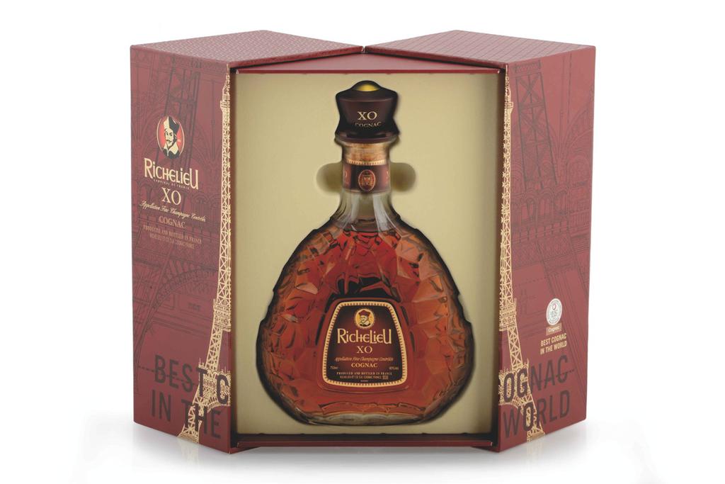 RICHELIEU XO COGNAC 750 ml Bottle in a Gift Box 45202 3 Cost per Gift Pack incl Dep & VAT: R 1
