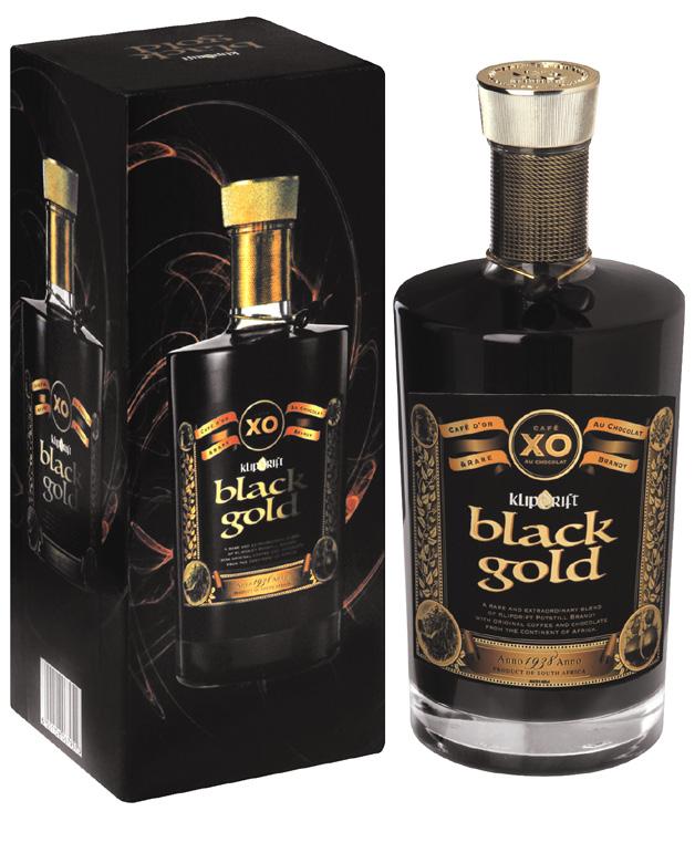 KLIPDRIFT BLACK GOLD 750 ml Bottle in a Gift Box 40852 Cost per Gift Pack incl Dep & VAT: R
