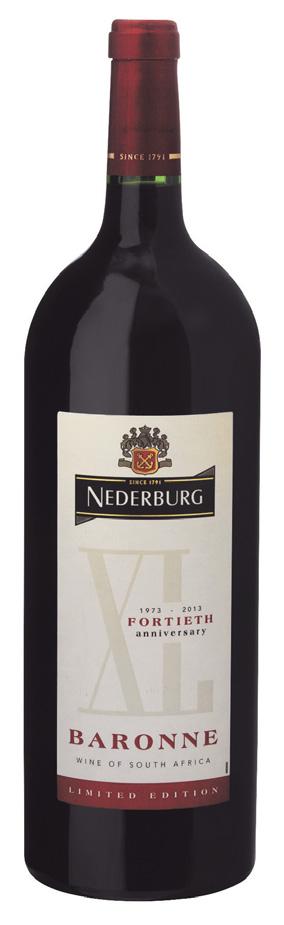 NEDERBURG BARONNE LIMITED EDITION 2013 x 1,5 L Bottle 4444 Cost per Gift Pack incl Dep & VAT:
