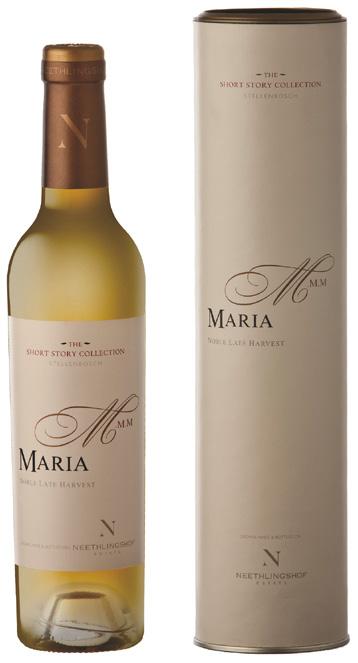 NEETHLINGSHOF MARIA NOBLE LATE HARVEST 375 ml Bottle in a Gift Tube 23093 Cost per Gift Pack incl Dep