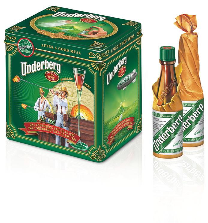 UNDERBERG BITTERS 12 x 20 ml Bottles in a Limited Gift Tin 2012 37124 10 Cost per Gift Pack incl Dep