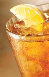 Beverage Service Cups, lemons, sweeteners, straws and ice for iced teas; cups, straws and ice for lemonade.