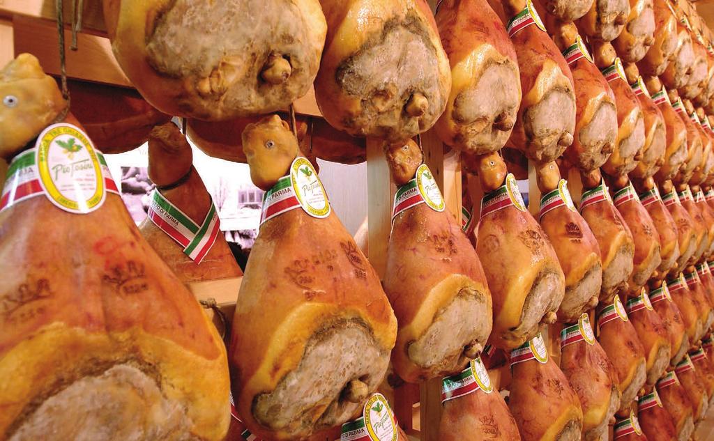 PIO TOSINI PROSCIUTTO DI PARMA 10 Best Prosciutto di Parma 2012 by Slow Food Italy Family-owned and operated for four generations, Pio Tosini is one of the most credible and sought-after producers of