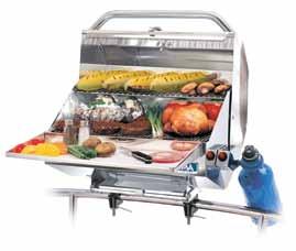 ) Catalina Infrared Gas Grill A10-1218LS Grill area: 315 sq. in. (2032 sq. cm) Primary: 12 x 18 in. (30 x 46 cm) Secondary: 5-1/2 x 18 in.