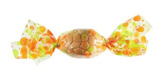 Twist -Wrapped Eggs The aromatic intensity of fresh hazelnuts in smooth candy-shaped eggs.