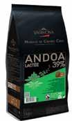 Also available: 189-3x1kg blocks ANOA MILK 39% 7026 Milky with intense chocolaty notes For this Blended Origins Grand Cru, Valrhona has selected the finest organic and Fair Trade certified cocoa