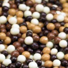 Filling Products ARK CHOCOLATE PEARLS 4341 ARK CHOCOLATE CRUNCHY PEARLS For shiny and delicious creations Bake-stable, the ark Chocolate Pearls add a little extra something to countless baked