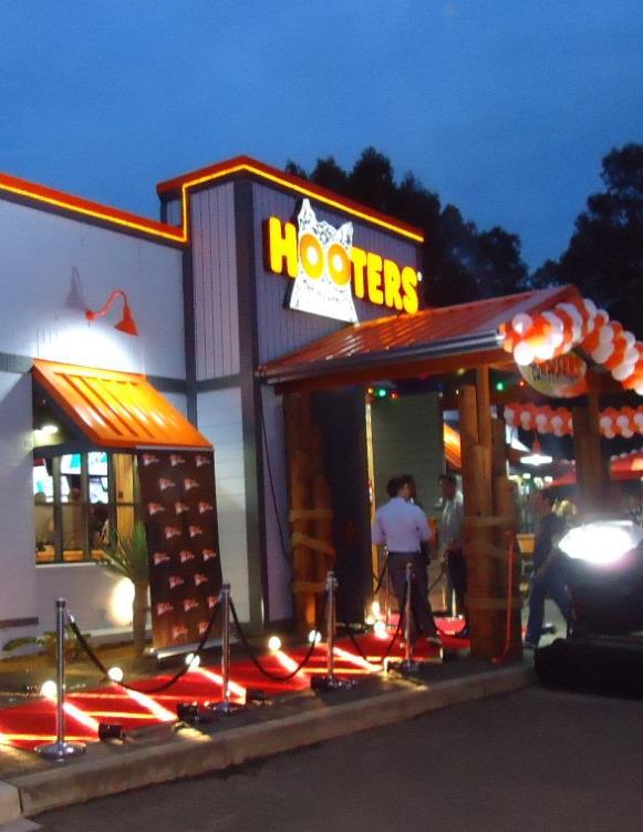Australia Estimated Market Opportunity - 15 restaurants Chanticleer formed a JV agreement with the existing Hooters franchisee to cooperatively develop Hooters restaurants going forward.