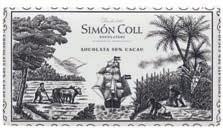 (paper wrap) Simon Coll Con Leche 32% Bar (paper wrap) Simon Coll White Chocolate.