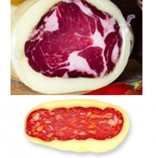 Our Products Caciospianata & Caciocapicollo Gusto cheese & pork Caciospianata & Caciocapicollo