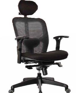 79 m Material: Black, stretchy mesh MESH MANAGER S CHAIR NO HEADREST A
