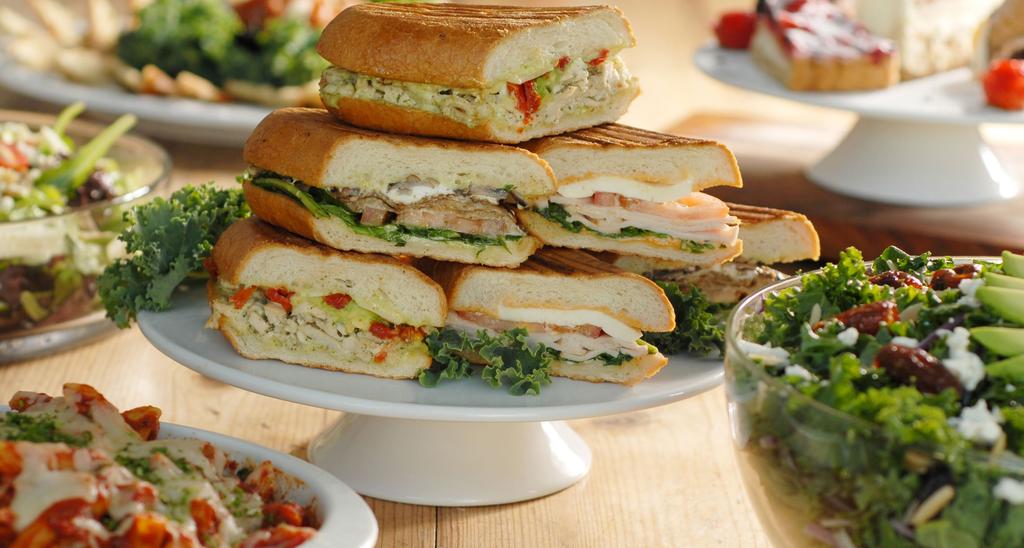 Meal Plan # 1 Salads & Pastas 10 PERSON MINIMUM Fresh Salads (Ciabatta bread available upon request.) Caesar Mixed Baby Greens Caprese OUR CHOPPED SALADS / SPECIALTY SALADS add $1.25 1.