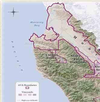 Monterey County Winegrowing: Two Hundred Years and Counting Monterey County boasts one of the most dramatic meetings of land and sea on Earth.