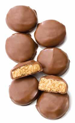 00 53174 PEANUT BUTTER CUPS Classically crafted with premium milk chocolate and smooth, creamy