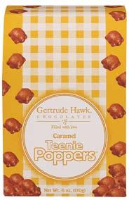 47 CARAMEL TEENIE POPPERS Smooth buttery caramel surrounded by rich milk chocolate