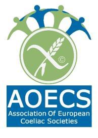 AOECS Association Of European Coeliac Societies International not for profit association, subject to Belgian Law with legal seat in Brussels AOECS