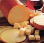 A large cheese eaten at various ages, softening & sweetening with age.