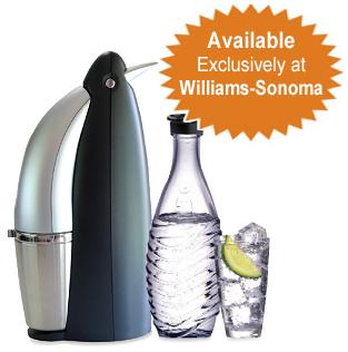 00 The Penguin whimsically combines form and function to prepare and serve your favorite sparkling beverages in elegant, dishwashersafe glass carafes.