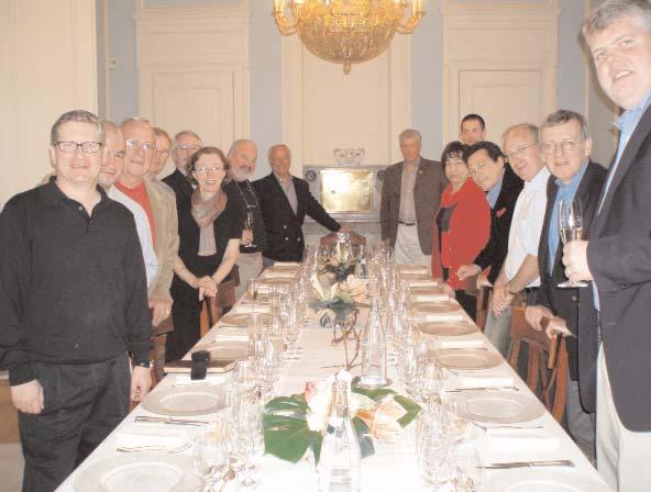 2005 BORDEAUX VINTAGE REPORT THE BOYS WITH JAMES SICHEL AT CH D ANGLUDET FIRST DINNER AT CH.