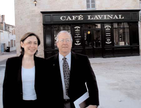 SYLVIE CAZES AND CLYDE AFTER A LIGHT BREAKFAST AT THE CAZES NEW CAFE LAVINAL IN BAGES AT CH MOUTON: CHIP, RALPH, CLYDE, STEVE AND GAIA GAJA Bordeaux Blanc, Graves and Pessac-Léognan Blanc The fruit