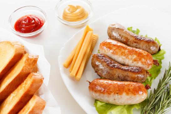 GOURMET SAUSAGES Wide casings - available 80g. or 00g..5-5.5 Kgs. batch size 7.