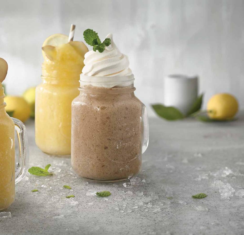 SUMMER SLUSH Turmeric Gingerade, a delicious icy blend of turmeric, fresh ginger & lemonade. 24.90 Root Beer Ice Cream, an old classic flavour, blended with ice & topped with soft serve ice cream. 36.