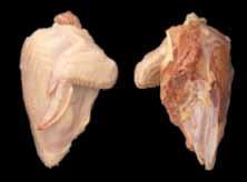 Chicken 8 Piece Cut Available as CVP and IF, an 8-piece cut chicken is produced by cutting a whole bird without giblets into 2 split