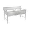 S/S Double Sink Table with