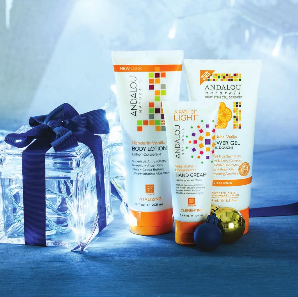 19 Healthy Options Christmas Catalogue 2017 THIS ANDALOU BODY CARE SET INCLUDES: