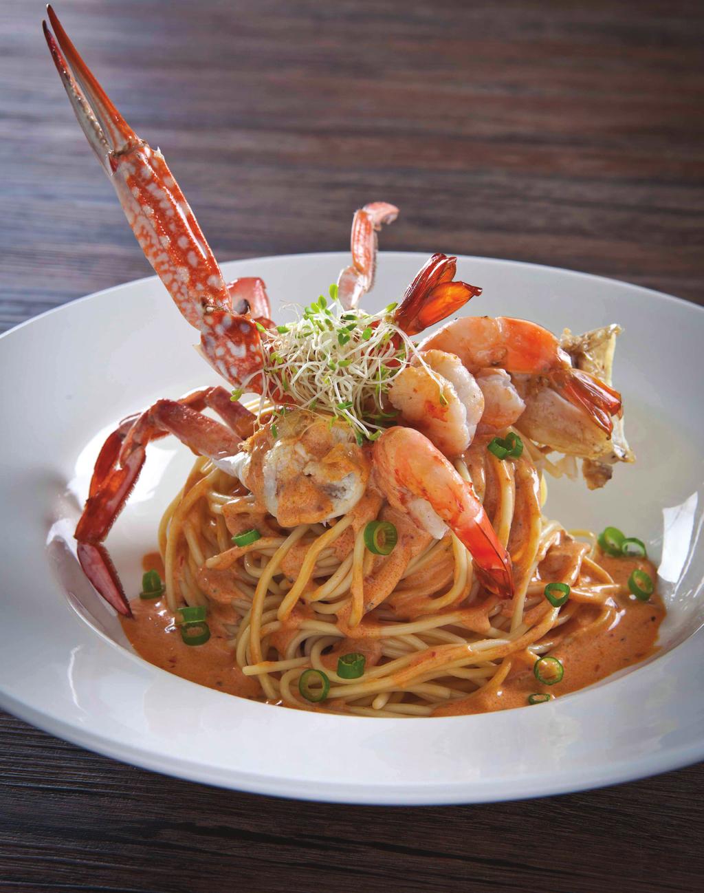 Plancha Seafood Spaghetti Vegetarian Contains nuts Contains fish Chef Specials Contains dairy product Prices are subject