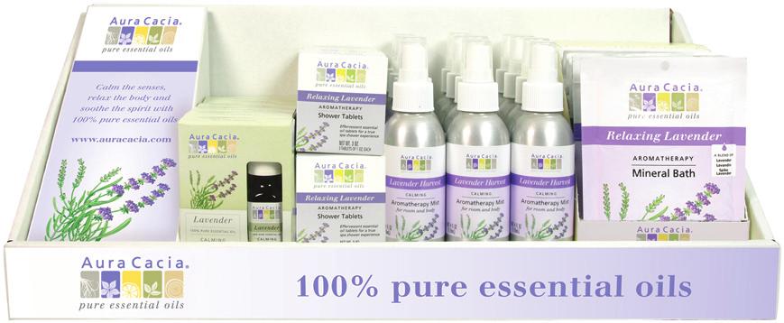 ) Boxed Lavender Essential Oil, 6 units of Relaxing Lavender Shower Tablets, 12 (2.5 oz.