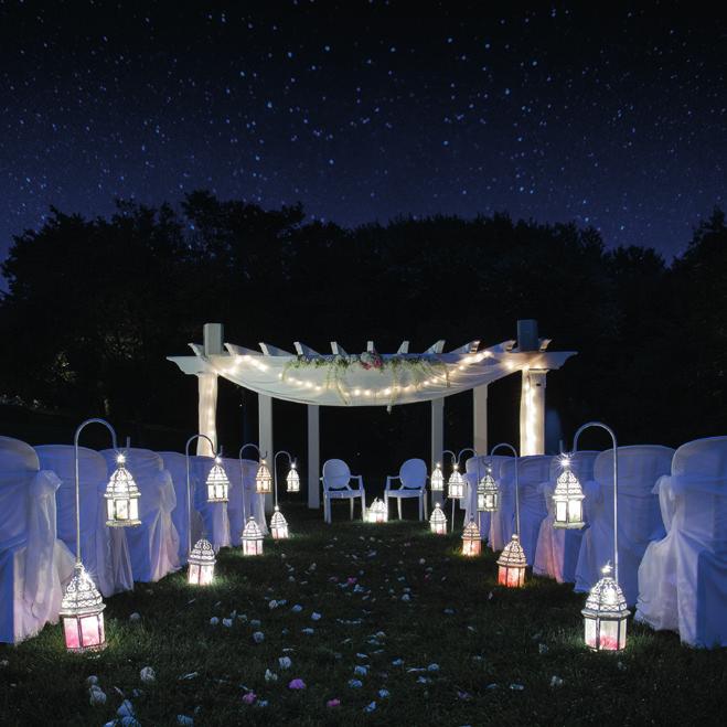 SPECIAL FORMULAS WEDDING UNDER THE STARS An out of the ordinary, romantic formula!