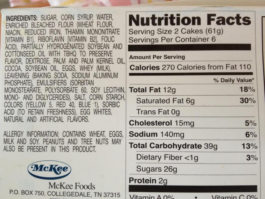 Be a reader! Check nutrition fact and ingredients regularly! Look for convenience foods with few ingredients in them.