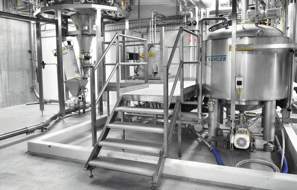 Fermentation and storage tanks. The ideal tank for every process. Raw material preparation by Bühler. Tanks for soaked grains.