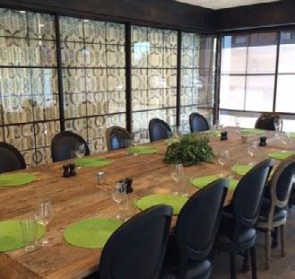 GROUP EVENTS North Private Dining Room Seated Events: up to 20 guests Reception Events: up to
