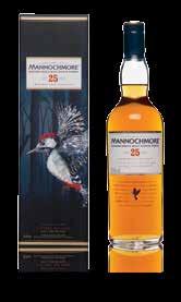 46. MANNOCHMORE 25 YEAR OLD Along with Auchroisk, Mannochmore is one of Diageo s well-kept secrets. This 1990 distillate was matured in first-fill American oak hogsheads and European oak butts.