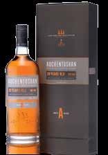 Lowland Scotch 49. AUCHENTOSHAN 21 YEAR OLD Triple distilled, aged 21 years in American bourbon and Spanish sherry casks.