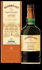 Irish Whiskey 67. REDBREAST LUSTAU IRISH WHISKEY The nose is intensely fragrant, bursting with fat dates and squidgy prunes, red apple and Battenburg cake.