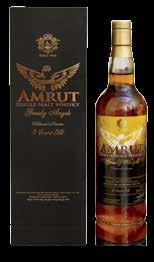 Indian Whisky 80. AMRUT GREEDY ANGELS 8 YEAR OLD SINGLE MALT A whopping three-quarters of the spirit put in these casks was taken by greedy angels.