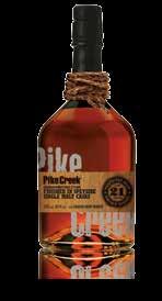 93. PIKE CREEK 21 YEAR OLD DOUBLE BARRELED Twenty-one year old select oak-aged Canadian whisky finished in Speyside single malt casks for a unique finish.