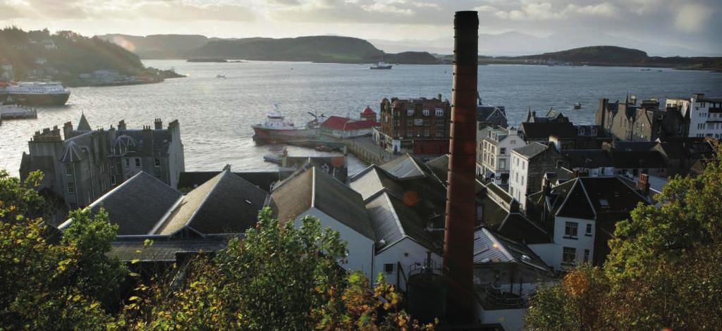 OBAN DISTILLERY Fine single malt whisky has been made in Oban for over 200 years, in one of the oldest licensed distilleries in Scotland.