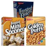 5 oz 19.89 1.66 Frosted Mini Spooners 16 15.0 oz 23.40 1.46 Golden Puffs 14 14.5 oz 20.49 1.