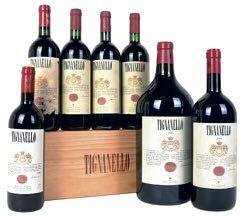 Super Tuscan 381 Tignanello, Antinori 1993**** IWC 91/100 2 bot damaged labels 1994*** Total 5 bottles HK$ 1,600.