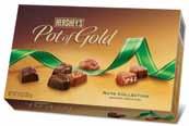 Collections with Personal Premium Collection Pecan Caramel Clusters Item No. 34000-01910, 6ct. RSC HERSHEY'S POT OF GOLD Premium Collection 10 oz. Item No. 34000-01912, 6ct.
