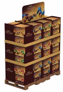 18 Boxes Nuts Collection, 8.7 oz. Item No. 34000-01921 HERSHEY S POT OF GOLD Module, 384ct. 168 Boxes Premium Collection, 10 oz.