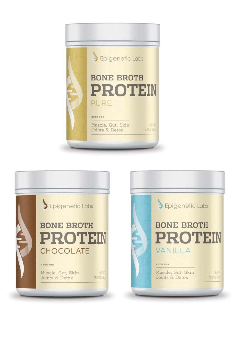 BONE BROTH PROTEIN POWDER LEARN MORE & TRY THE #1 GUT FRIENDLY PROTEIN POWDER BONE BROTH PROTEIN PURE 20g Protein No Carbs No Sugars Gut-Friendly Paleo-Friendly 100% Natural Dairy-Free Soy-Free