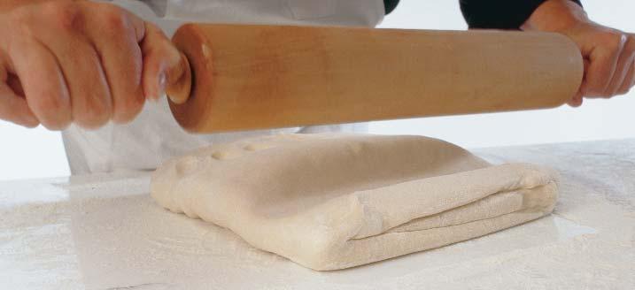 the dough needs to be wrapped in plastic and allowed to rest in the refrigerator for several hours.